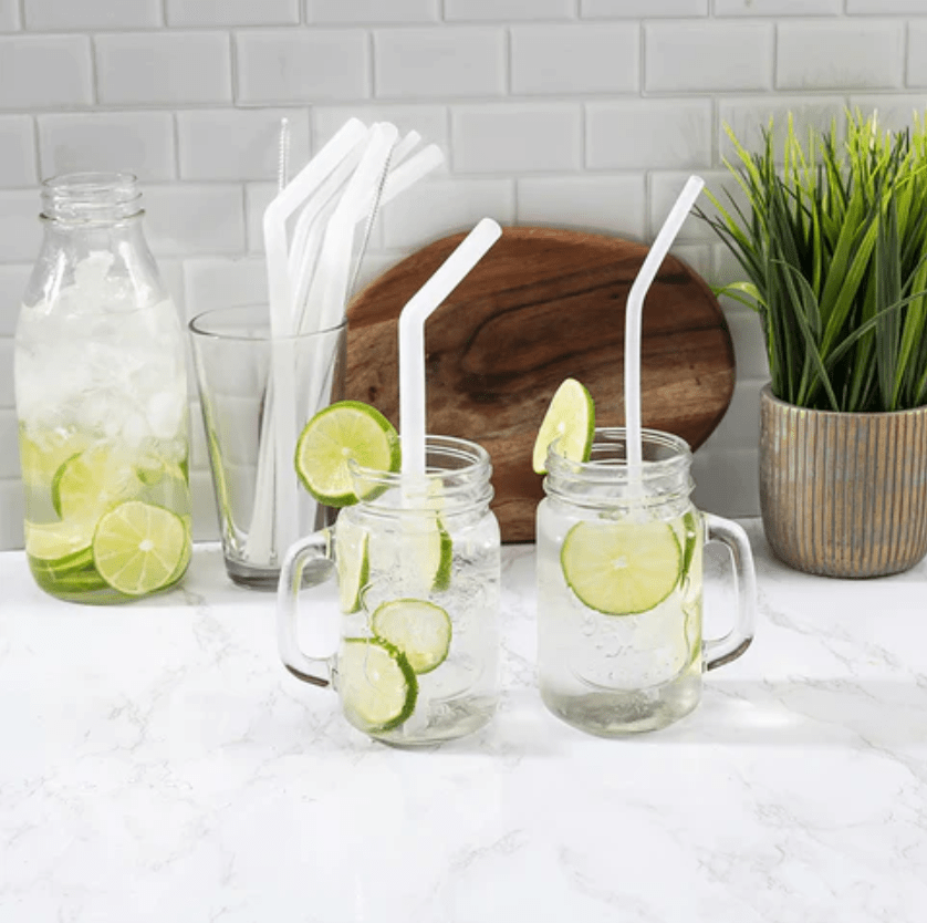 Silicone Straws (Set of 2)